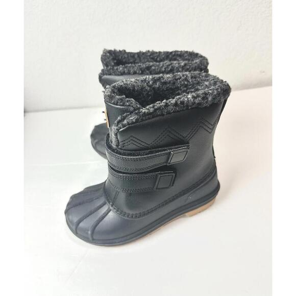 Toddler Denver Winter Boots - Cat & Jack Black Size 12 - Picture 6 of 9
